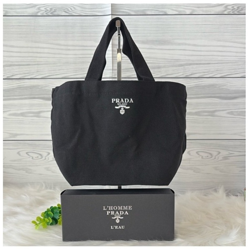 Prada‎ L'Homme Canvas Black Tote